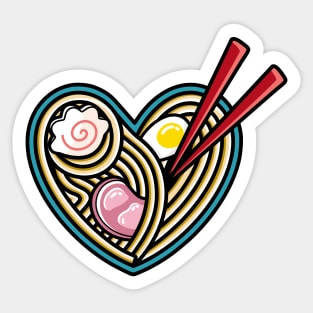 Love Ramen Sticker